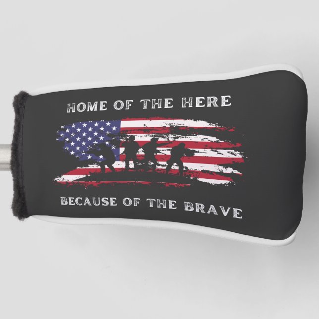 Customise This Design: Veterans Day Golf Head Cover (Front)