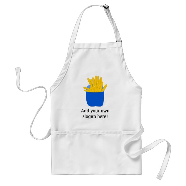 Customise this French Fries graphic Standard Apron (Front)