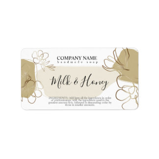 Customise this Handmade Soap Label Template