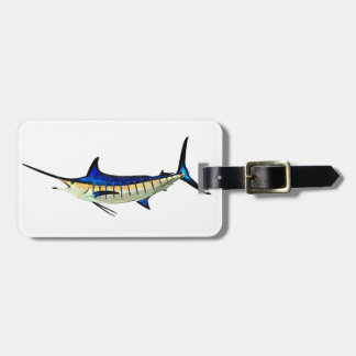 Customise this Marlin with your Boat Name Luggage Tag