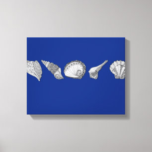 Customise This Original Seashell Art Canvas Print
