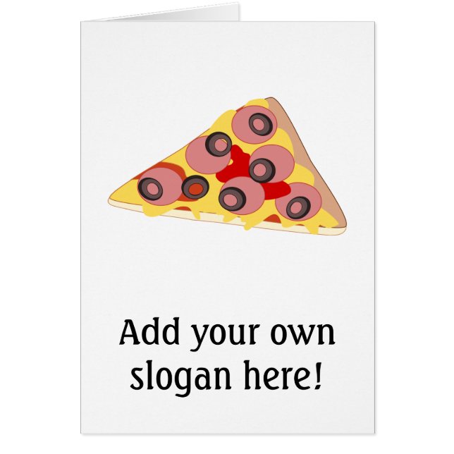 Customise this Pizza Slice graphic (Front)