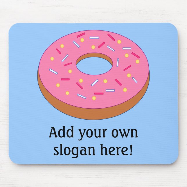 Customise this Ring Doughnut Graphic Mouse Pad (Front)