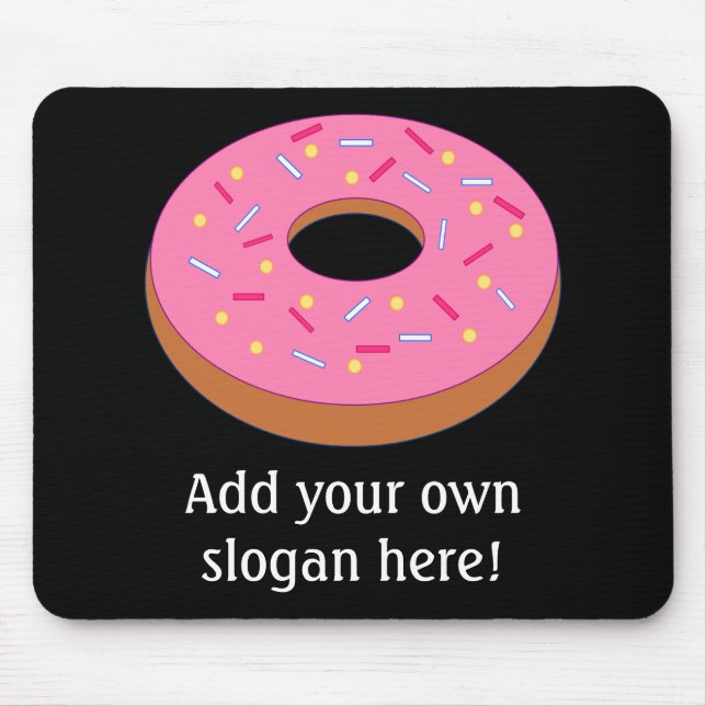 Customise this Ring Doughnut Graphic Mouse Pad (Front)