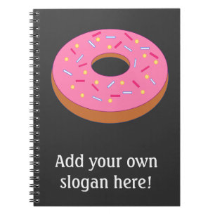 Customise this Ring Doughnut Graphic Spiral Notebook