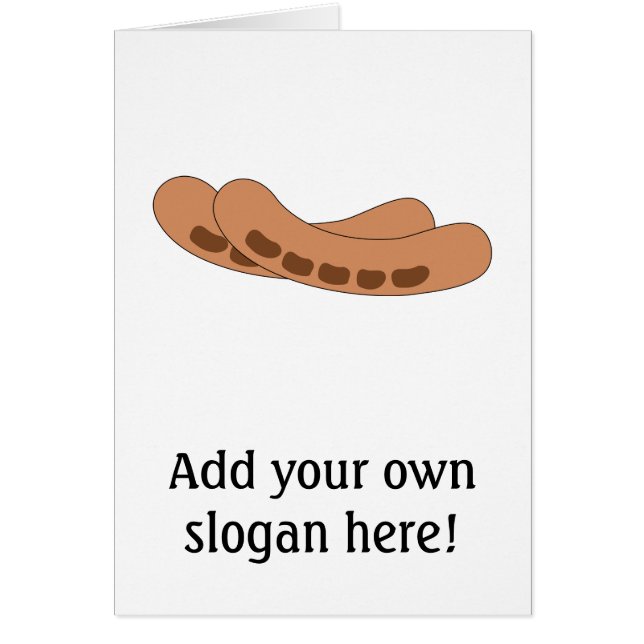 Customise this Sausages graphic (Front)