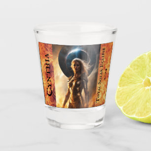 Customise this souvinier shot glass with recipient