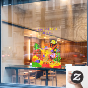 Customise Tropical Fish Aquarium Shop Large Front