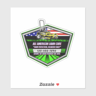 Customise USA Flag Patriotic Lawn Care Service