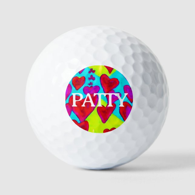Customise VALENTINE Golf Balls (Front)