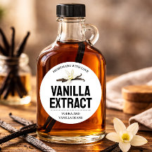 Customise Vanilla Extract label VE102rd