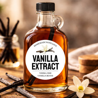 Customise Vanilla Extract label VE102rd