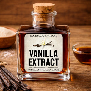 Customise Vanilla Extract label VE103sq