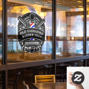 Customise Vintage Barber Shop Pole Front 