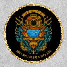 Customise Vintage Deep Sea And Scuba Diver Graphic