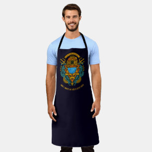 Customise Vintage Deep Sea And Scuba Diver Graphic Apron