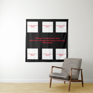 Customise wall hanging template tapestry