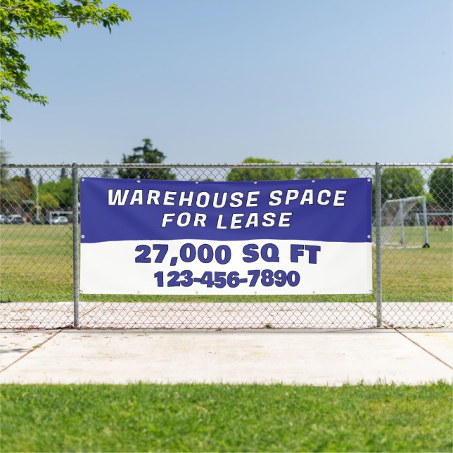 Customise Warehouse Space For Lease Business Banner (Insitu)