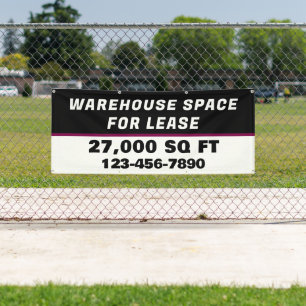 Customise Warehouse Space For Lease Business Banner