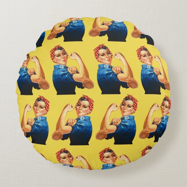 Customise We can do it Round Cushion (Front)