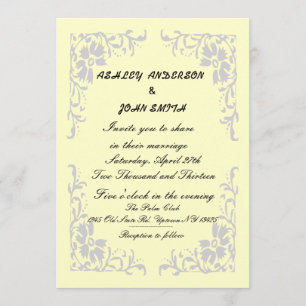 Customise Wedding Invitation