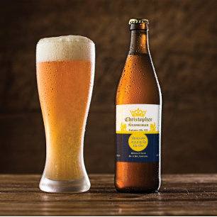 Customise Wedding Reception Best Man Groom Etc Beer Bottle Label