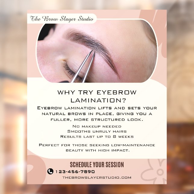 Customise Why Eyebrow Laminating Studio Service (Sheet 2)