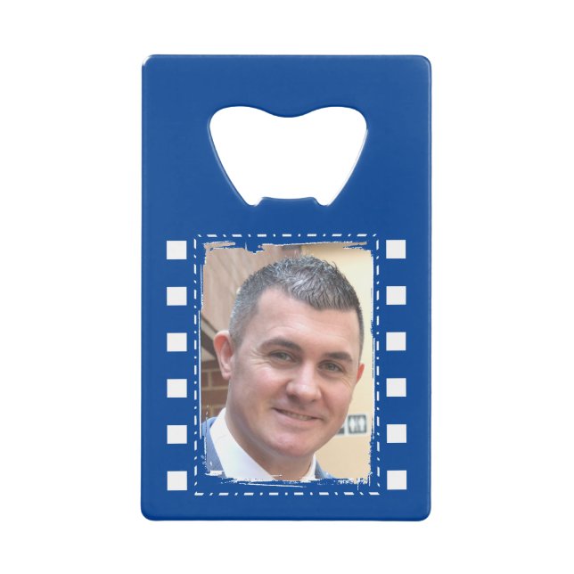 Customise with 2 photos dark blue and white (Front)