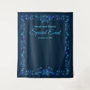 Customise with Name Special Event Blue Baroque Tapestry