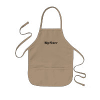 Customise with name, text minimalist Big Sister