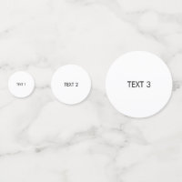 Customise with name, text minimalist black white