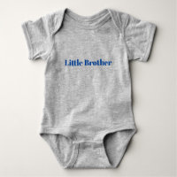 Customise with name text minimalist Little Brother