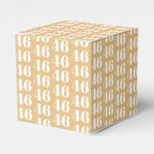 Customise with number, initial monogram camel gift favour box