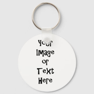 Customise with personalised pictures and text key ring