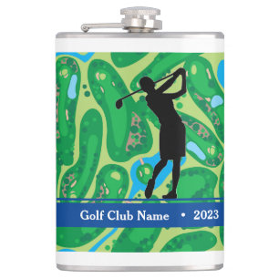 Customise Women's "Birdie Juice" Bottle Hip Flask