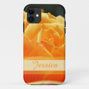 Customise yellow rose flower iPhone case. Case-Mate iPhone Case