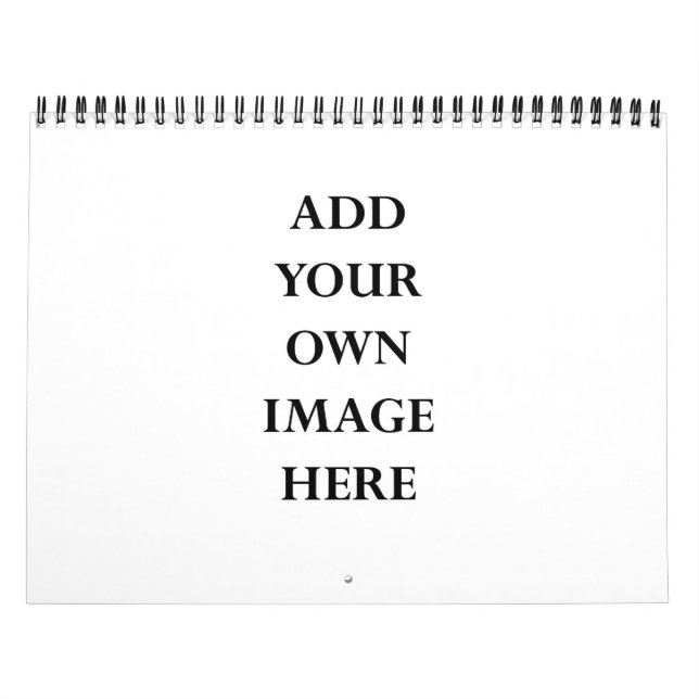 customise your 2026 large numbers calendar (Cover)