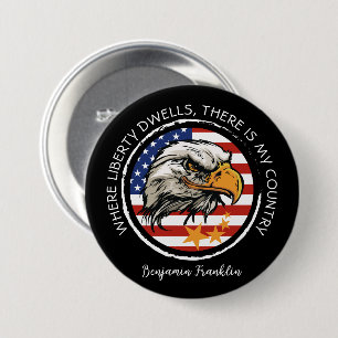 Customise your American Eagle design 7.5 Cm Round Badge