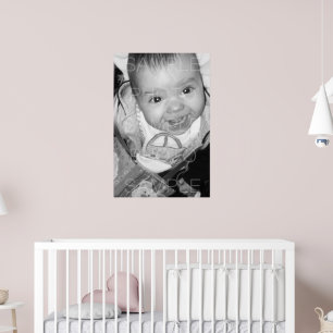Customise Your Black White photo Poster