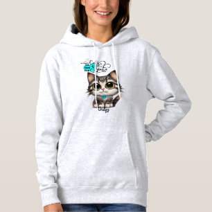 Customise your Cat's name, Cat's can Calm the Soul Hoodie