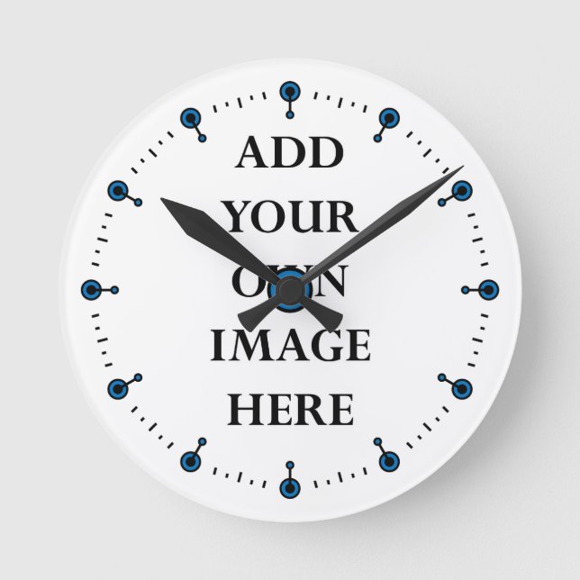 customise your clock with blue dots (Front)