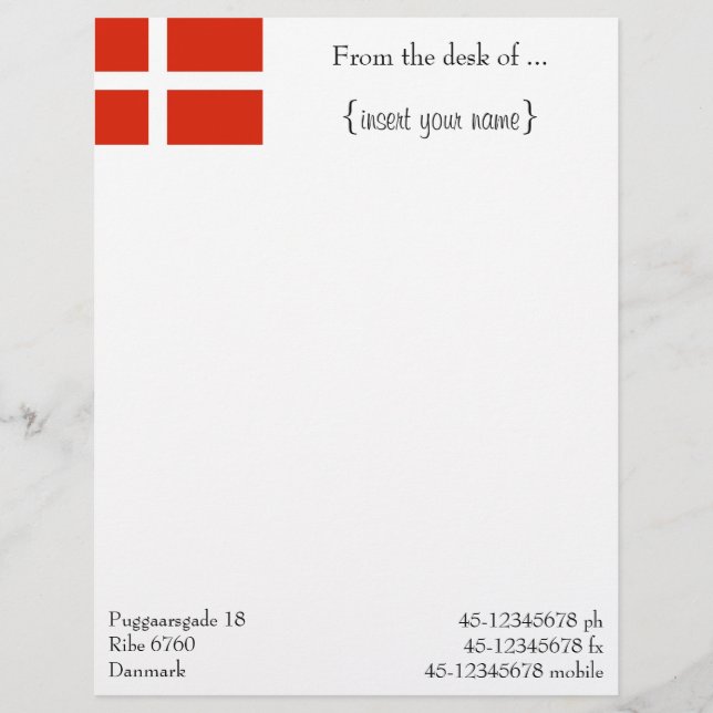 Customise Your Dannebrog! (Front)