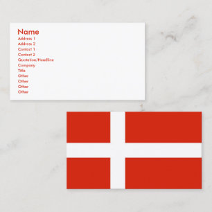 Customise Your Dannebrog! Business Card