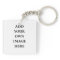 customise your double sided keychain