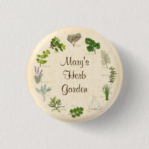 Customise Your Herb Garden Button