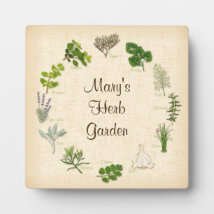 Customise Your Herb Garden Plaque