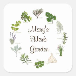 Customise Your Herb Garden Sticker