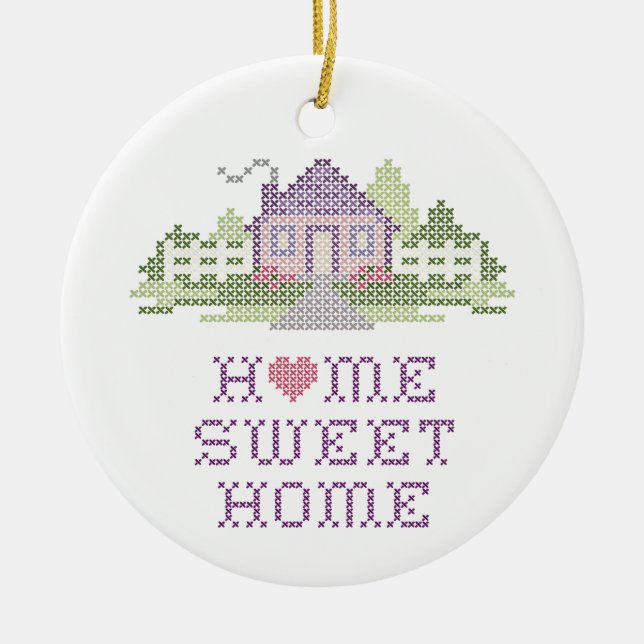 Customise Your Home Sweet Home Ornament (Front)