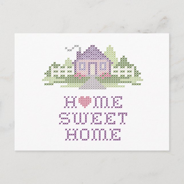 Customise Your Home Sweet Home Postcard (Front)