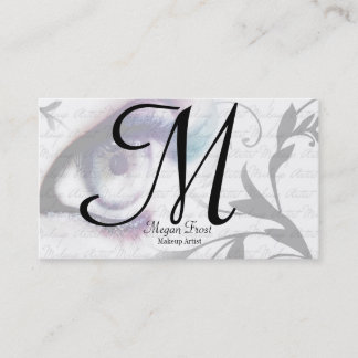 customise your monogram business card